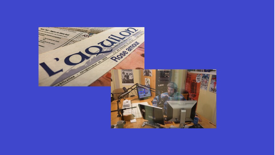 Le journal franco l'Aquilon et la radio communautaire Radio-Taïga ont fusionné aux Territoires du Nord-Ouest.