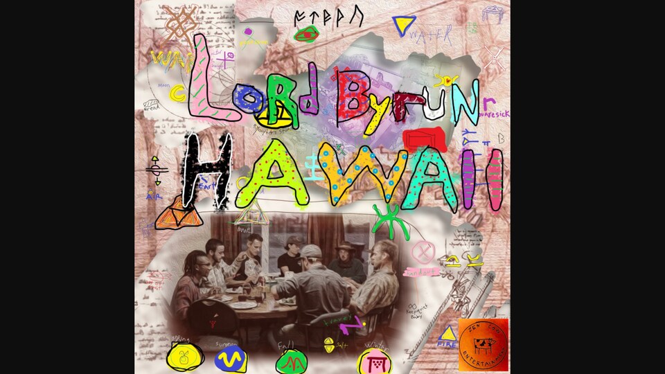 La pochette du single Hawaï de Lord Byrun.