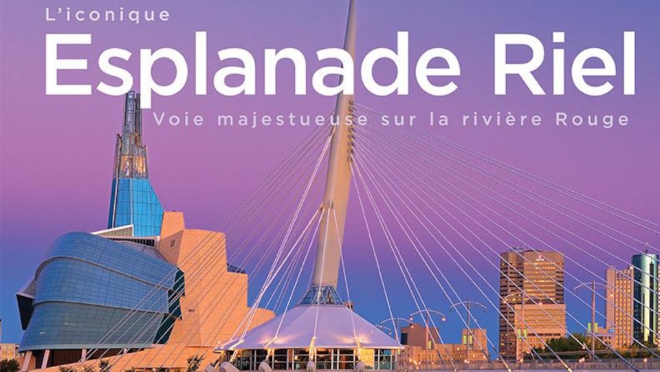 La page couverture du livre L'iconique Esplanade Riel 