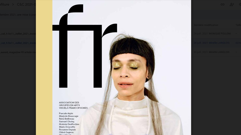 La couverture du magazine FR.