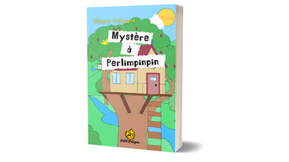 La couverture du livre jeunesse 'Mystère à Perlimpinpin' de Claire Poliquin.