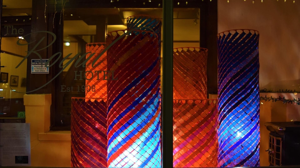 L'installation 'Gratitude' de l'artiste Sylvie Roussel-Janssens.