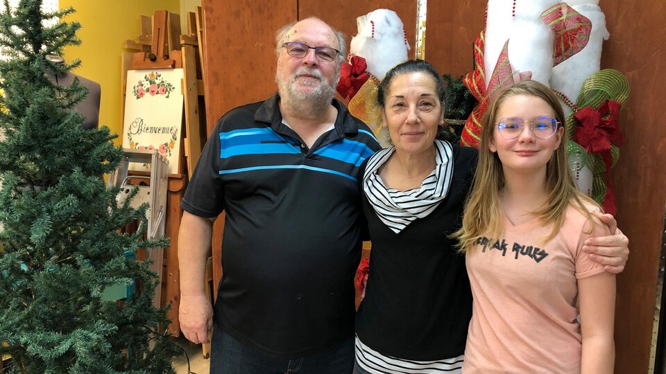 Claude Trudel, Suzanne Dumais et Alicia Villeneuve, artisans de Pointe-Lebal
