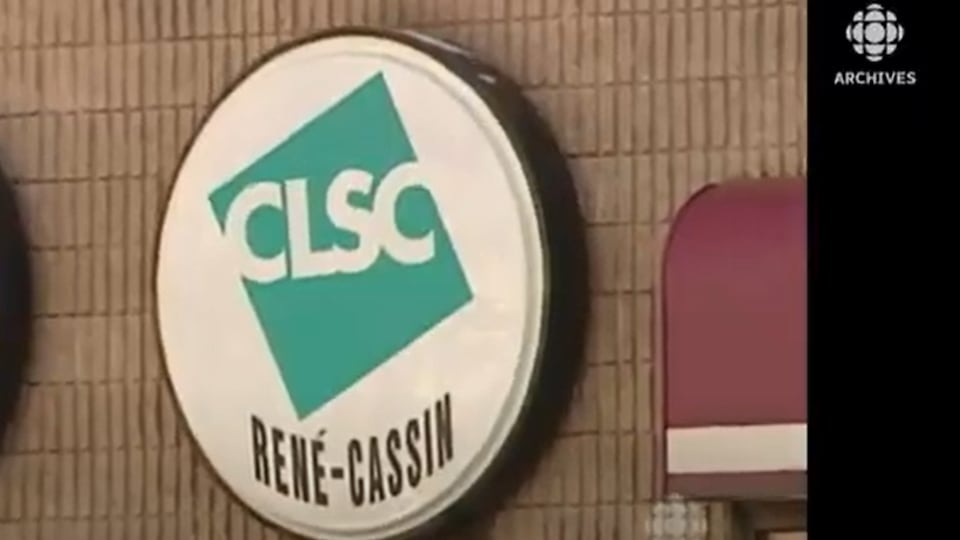 Enseigne du CLSC René-Cassin dans l'ouest de l'île de Montréal
