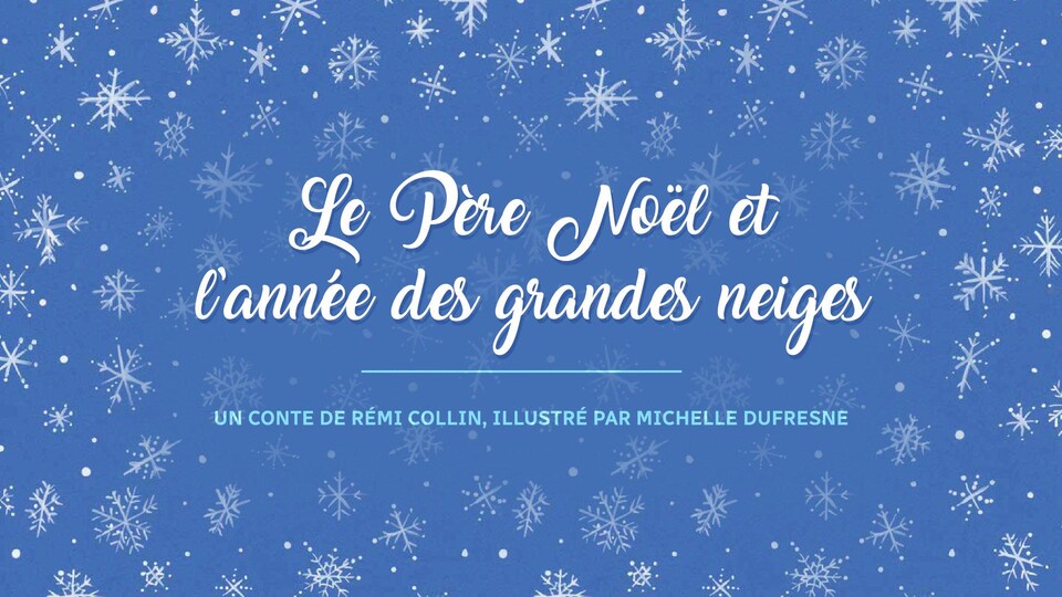Une page couverture d'un conte de Noël.