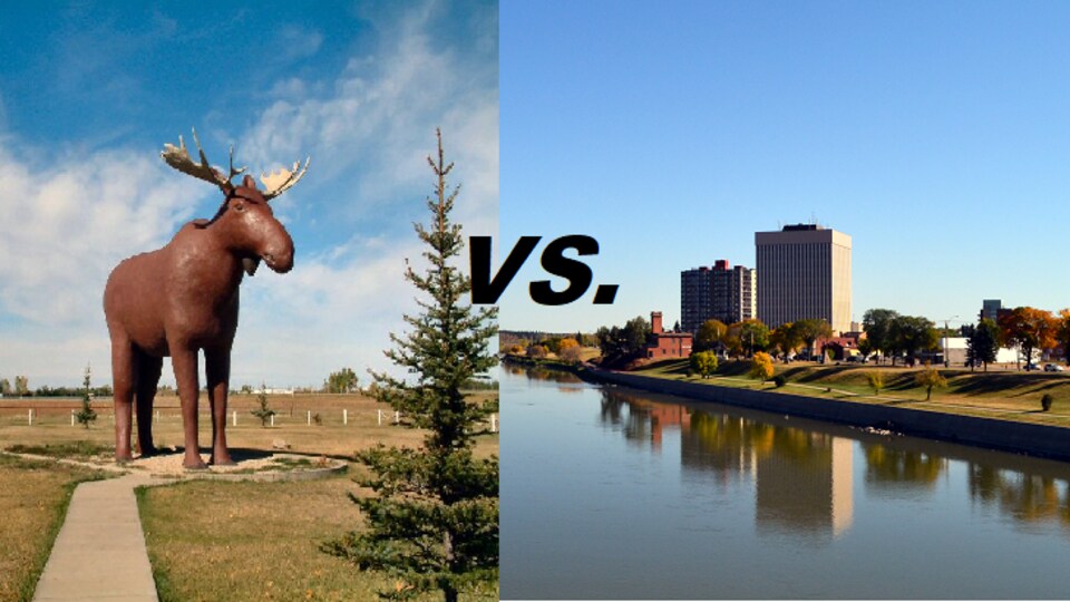 Moose Jaw vs. Prince Albert - Le combat des villes.