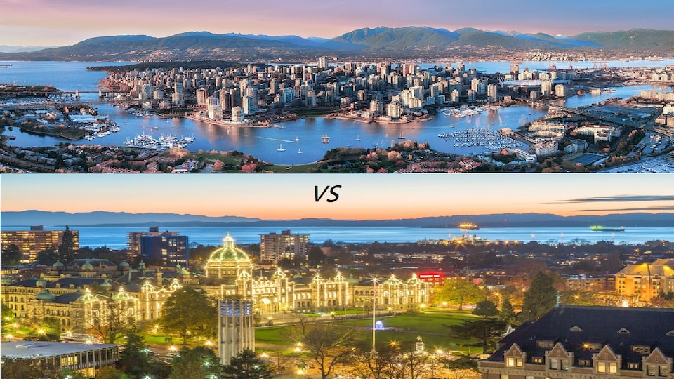Vancouver et Victoria (CB).