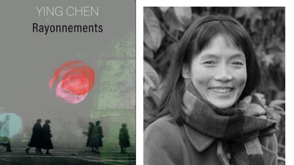 La couverture du livre Rayonnements de Ying Chen avec photo de l'auteur.