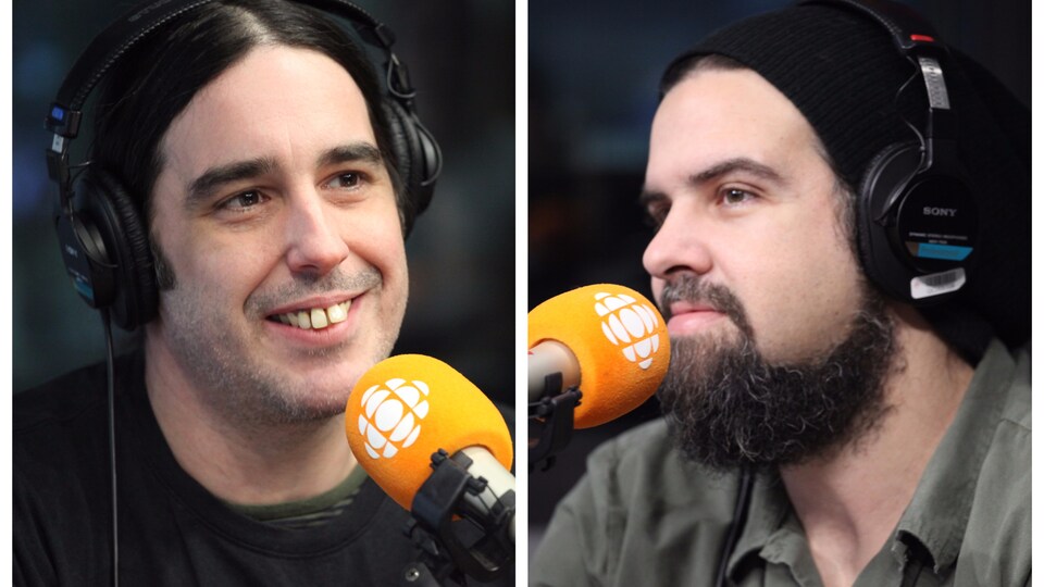 Les Denis Drolet, en studio