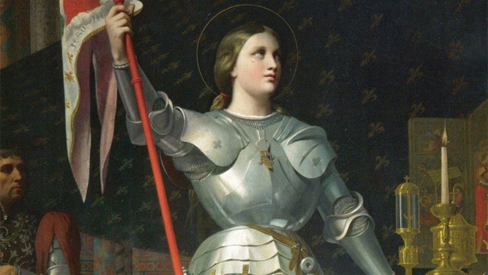 Jeanne d'Arc au sacre de Reims, par Dominique Ingres, 1854