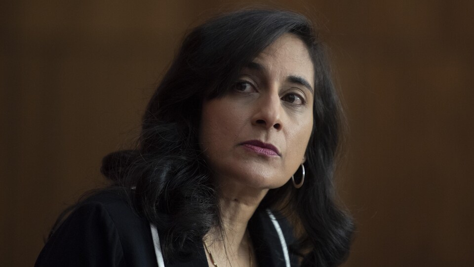 Gros plan d'Anita Anand.