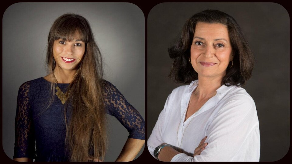 Zoé Decker (g) et Francesca Argiroffo (d), journalistes à la RTS