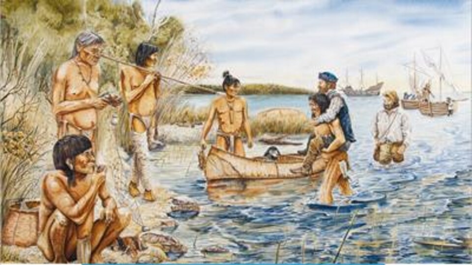 Couverture du livre Gens du fleuve, gens de l'île - Hochelaga en Laurentie iroquoienne au XVIe siècle par Roland Viau