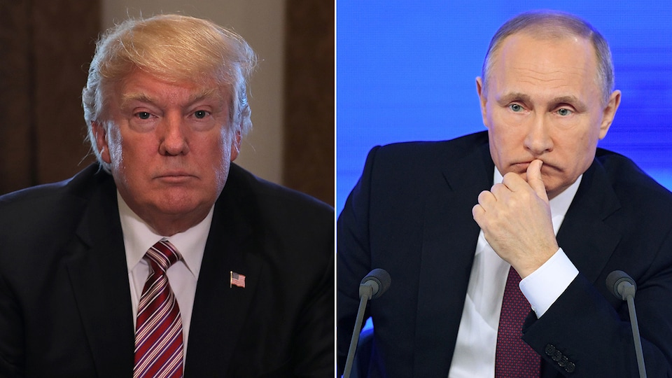 Le président américain, Donald Trump, et le président russe, Vladimir Poutine