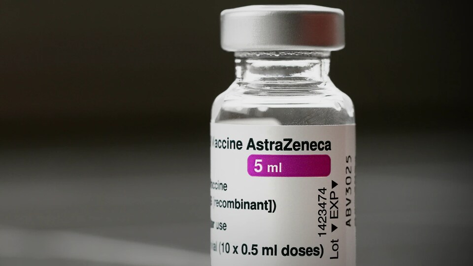 Une fiole de vaccin.