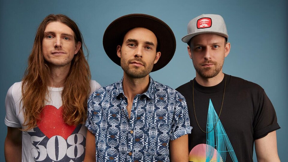 Les trois membres du groupe The East Pointers.