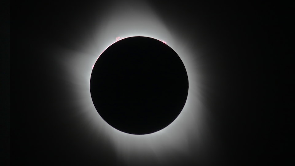 Une photo de l’éclipse solaire totale