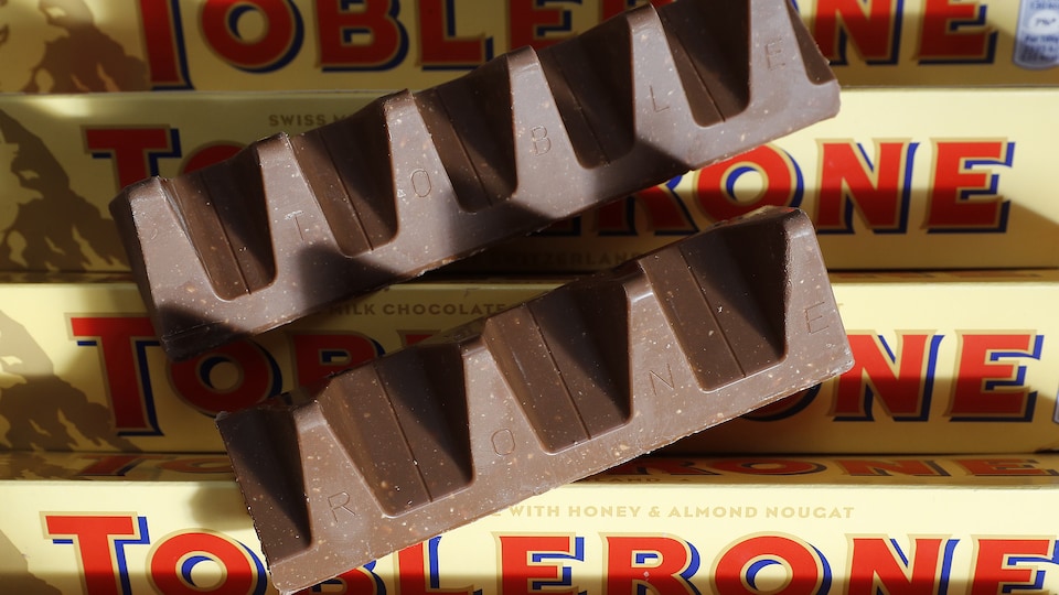 Des tablettes de chocolat de la marque Toblerone