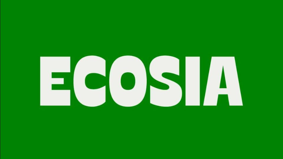 Logo du moteur de recherche Ecosia.