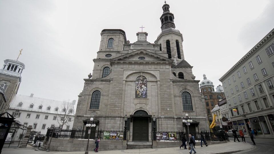 La Basilique-cathédrale Notre-Dame-de-Québec.