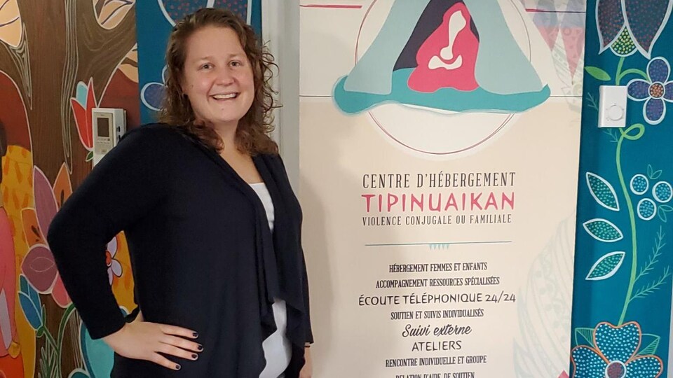 Emilie Martineau Legault, directrice au Centre d'hébergement Tipinuaikan situé à Uashat