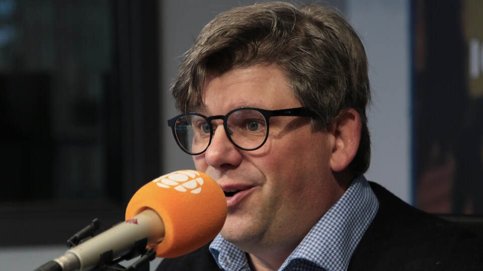 Éric Montigny, en studio