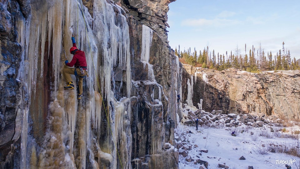 Des Nord-Côtiers ont déjà entamé leur saison d'escalade de glace.