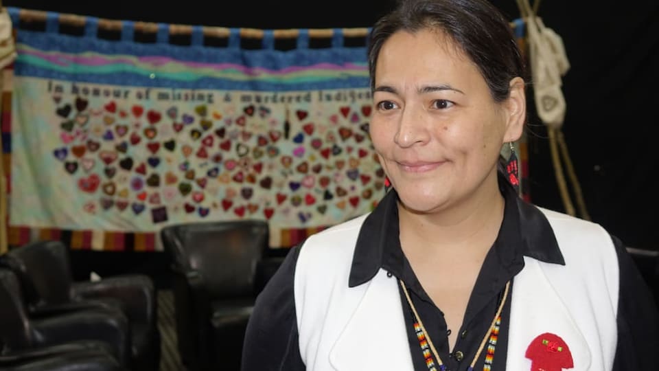 La commissaire de l'Enquête nationale sur les femmes et les filles autochtones disparues et assassinées, Michèle Audette  