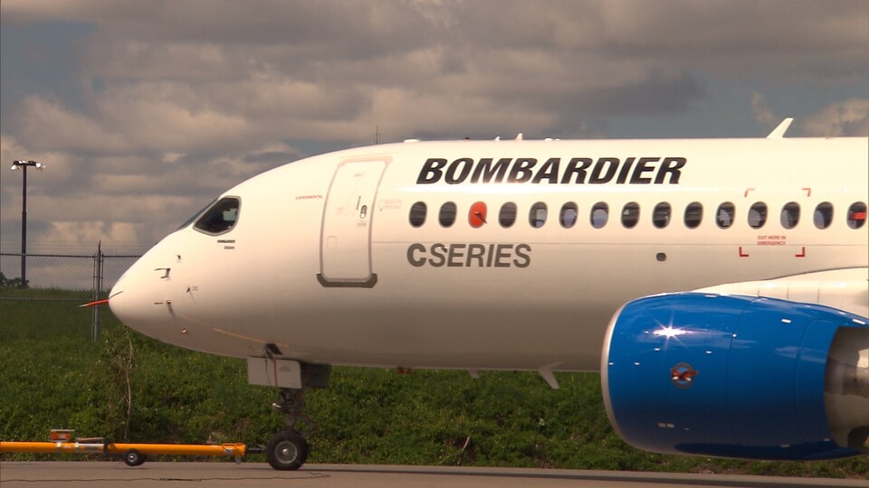 Un avion C Series de Bombardier