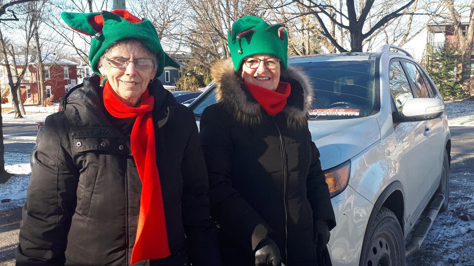 Francine et Monique bénévoles à Sercovie