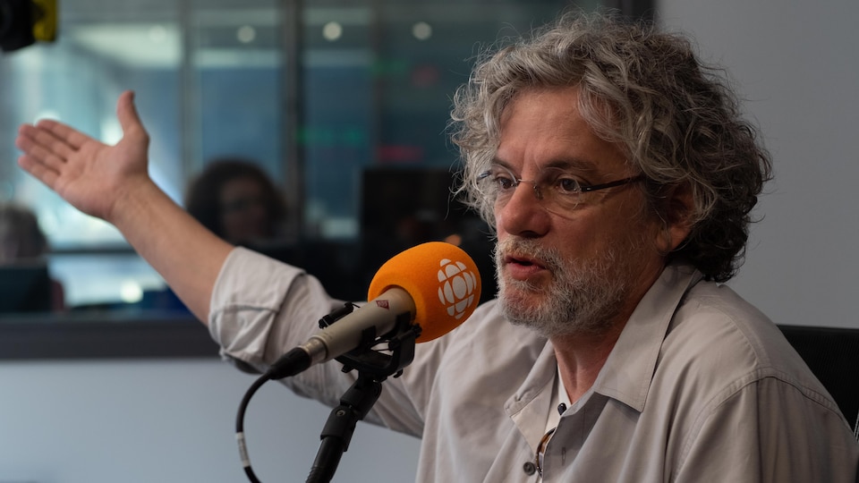 François Girard, en studio