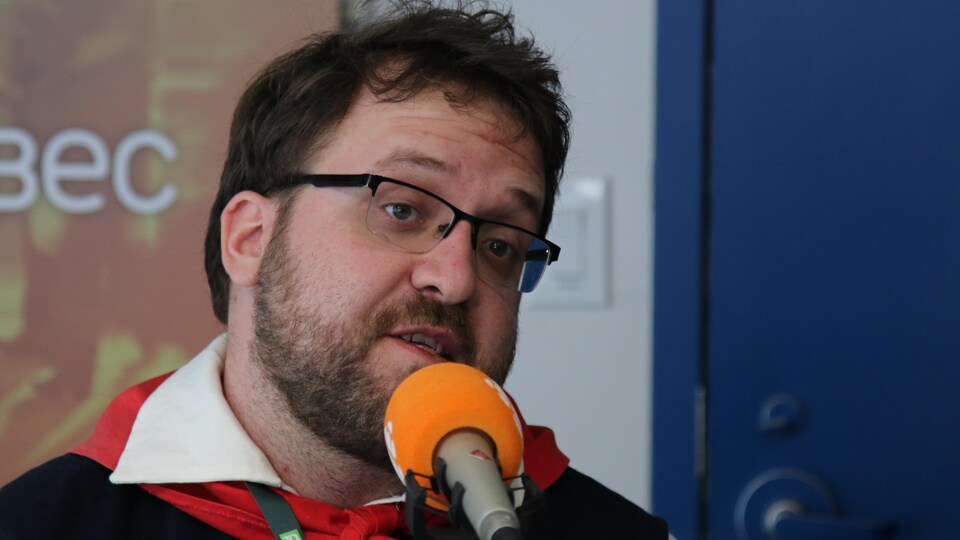 François Lafond, en studio