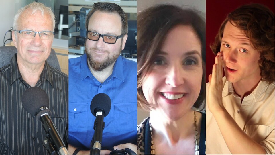 Rodrigue Landry,Marc Gauthier,Giselle Goguen et Éric Dow