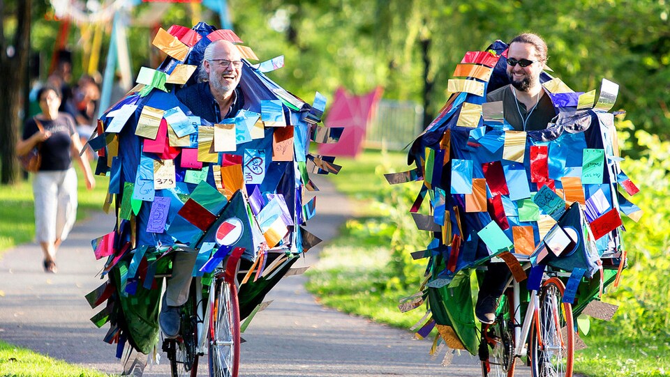 Un exemple de vélos qui défileront à Montréal-Nord.