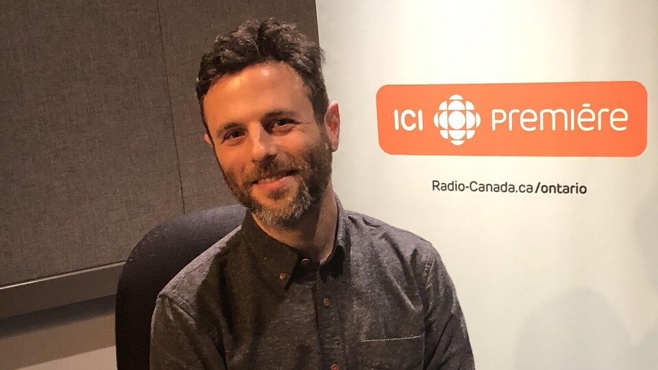 Eric Beck Rubin en entrevue à Radio-Canada à Toronto