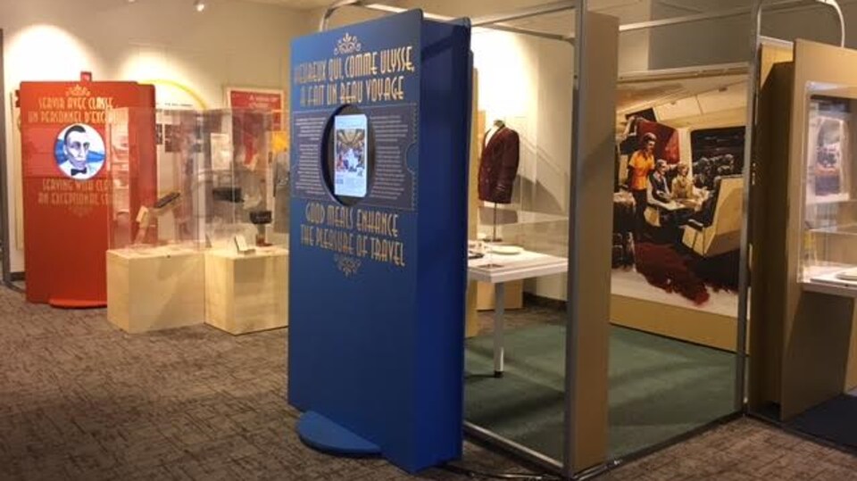 L'exposition Dîner sur rails du Musée de Moncton