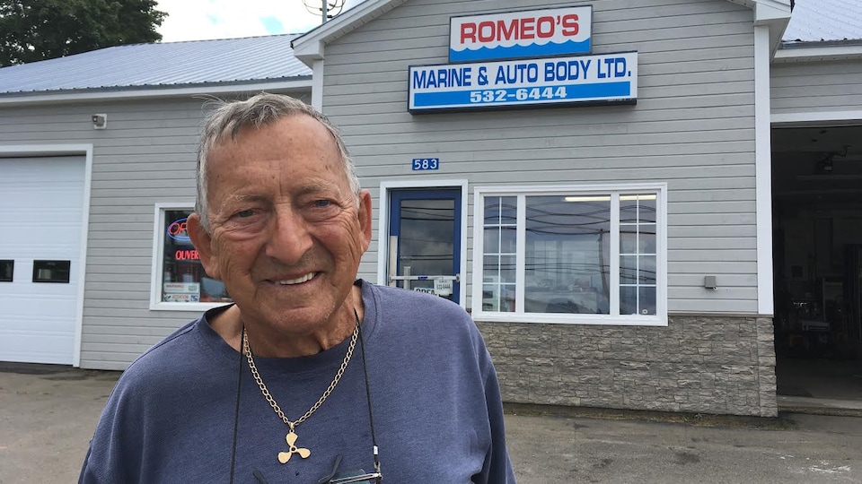 Roméo Léger, propriétaire de Roméo Marine à Shédiac, au Nouveau-Brunswick.