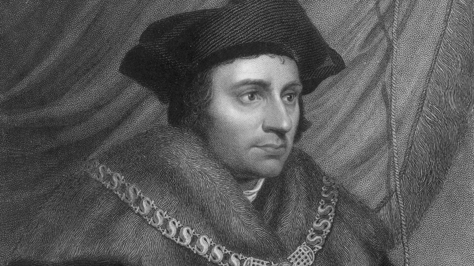 Gravure représentant Thomas More en 1530 environ.