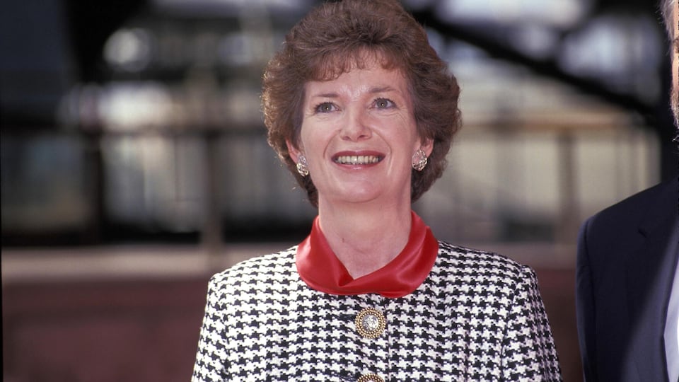 Mary Robinson en 1992.