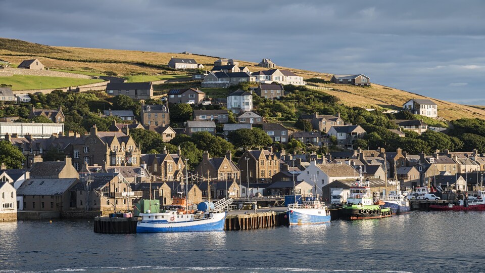 Un village maritime.
