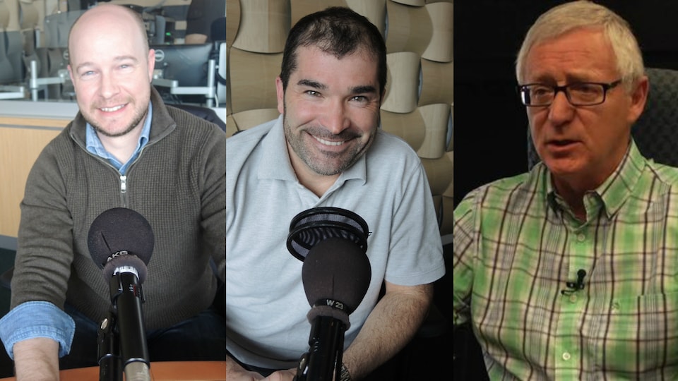 Martin Mallet, Nathanaël Richard et Jean Lanteigne