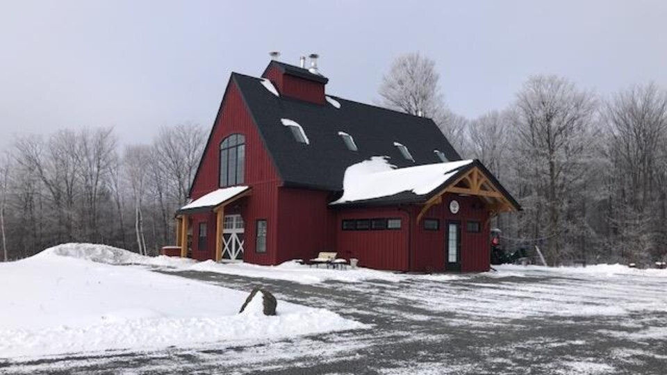 La Ferme côte d'érable en hiver.