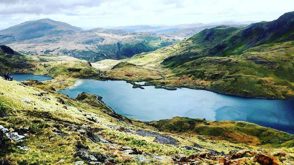 Le paysage du mont Snowdon.