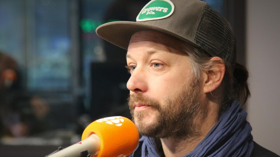 Jean-Martin Fortier en studio