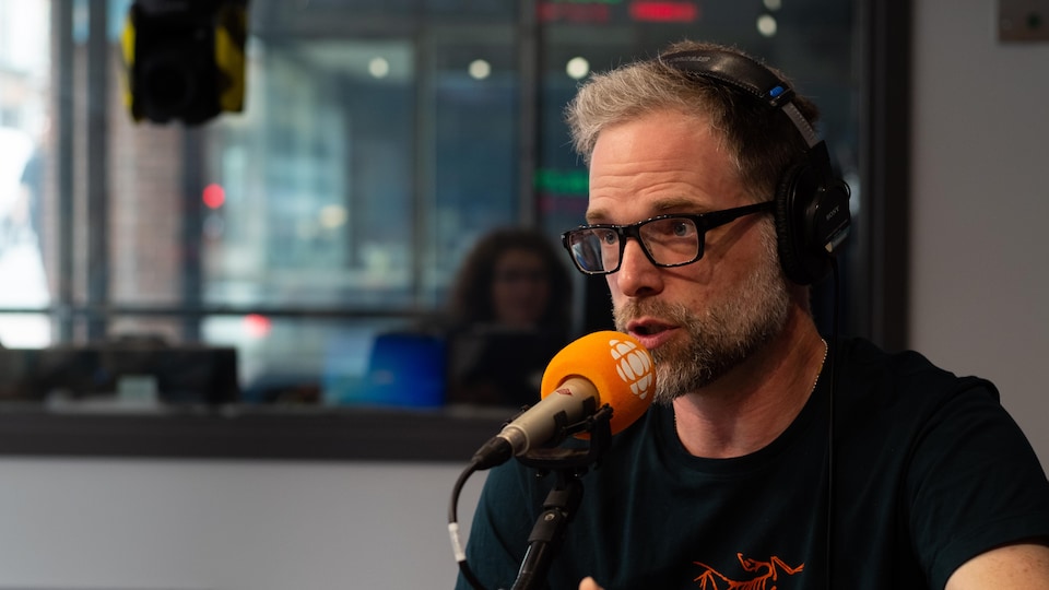 Jean-Sébastien Massicotte, en studio