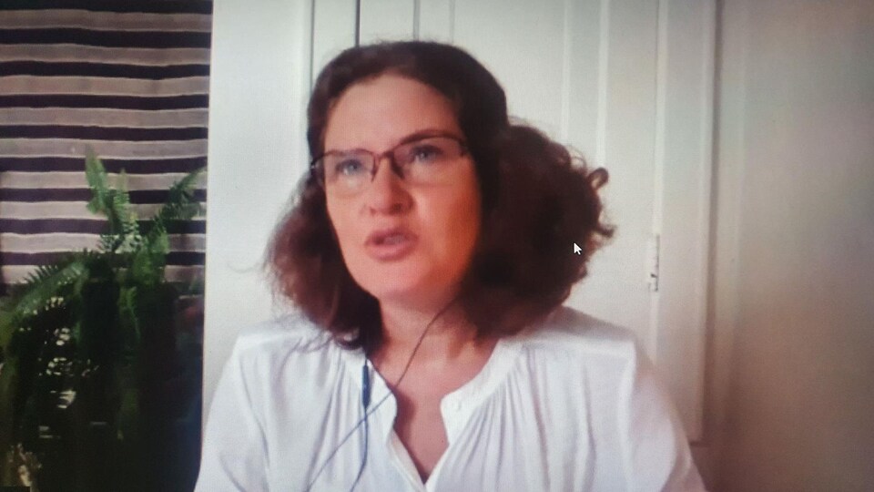 Daniela Moisa en rencontre Zoom.