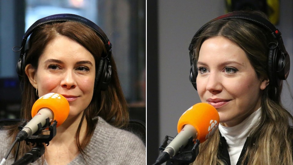 Julie Perreault, Magalie Lépine-Blondeau en studio.