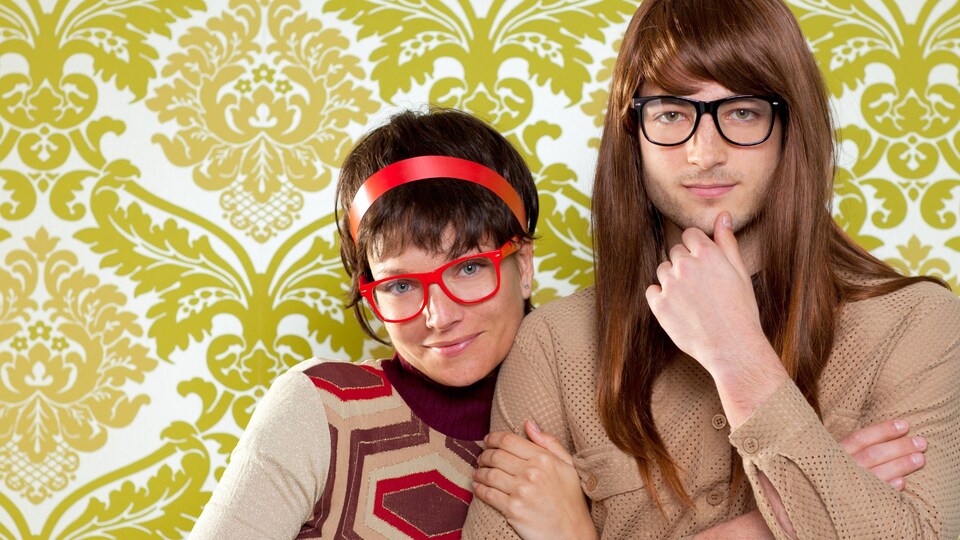 Un couple kitsch.