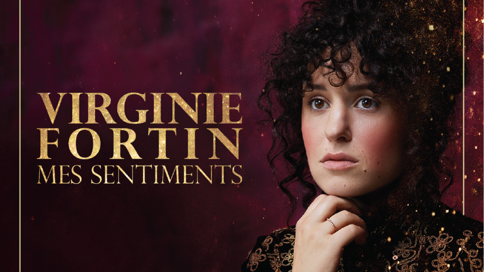 L'affiche du spectacle de Virginie Fortin.
