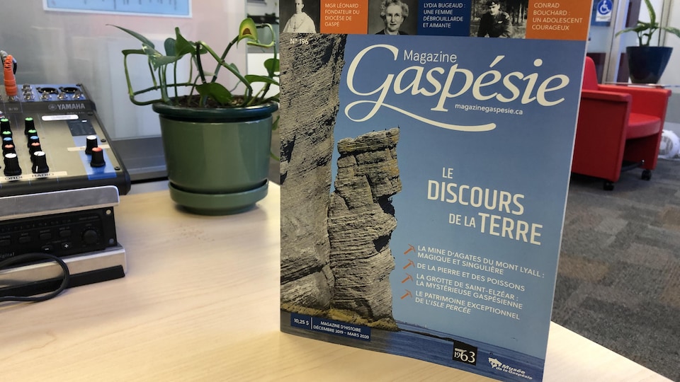 Magazine Gaspésie intitulé Le discours de la terre